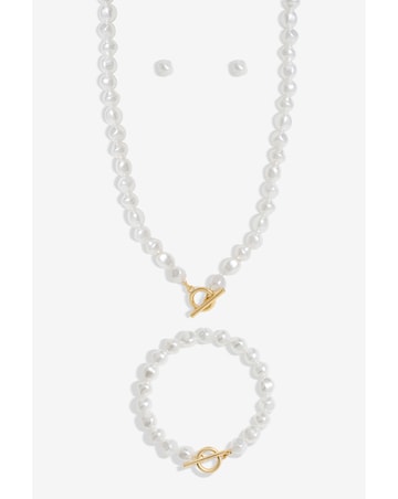 Mood Gold Pearl Strand 3 Piece Set