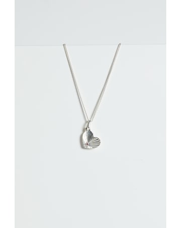 Simply Silver Cut Heart Pendant