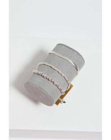 Simply Silver Sterling Silver 925 Flat Herringbone Bracelet