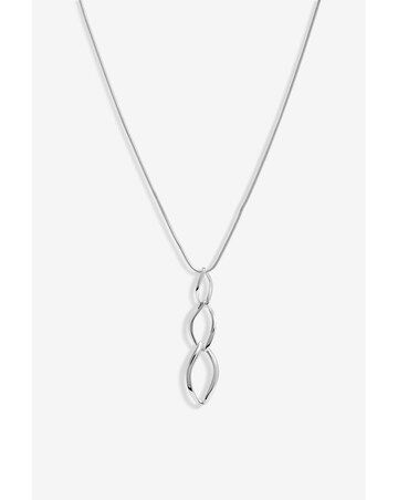 Simply Silver Sterling Silver 925 Polished Flat Spiral Pendant