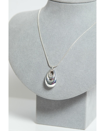 Simply Silver Sterling Silver 925 Polished Peardrop Pendant