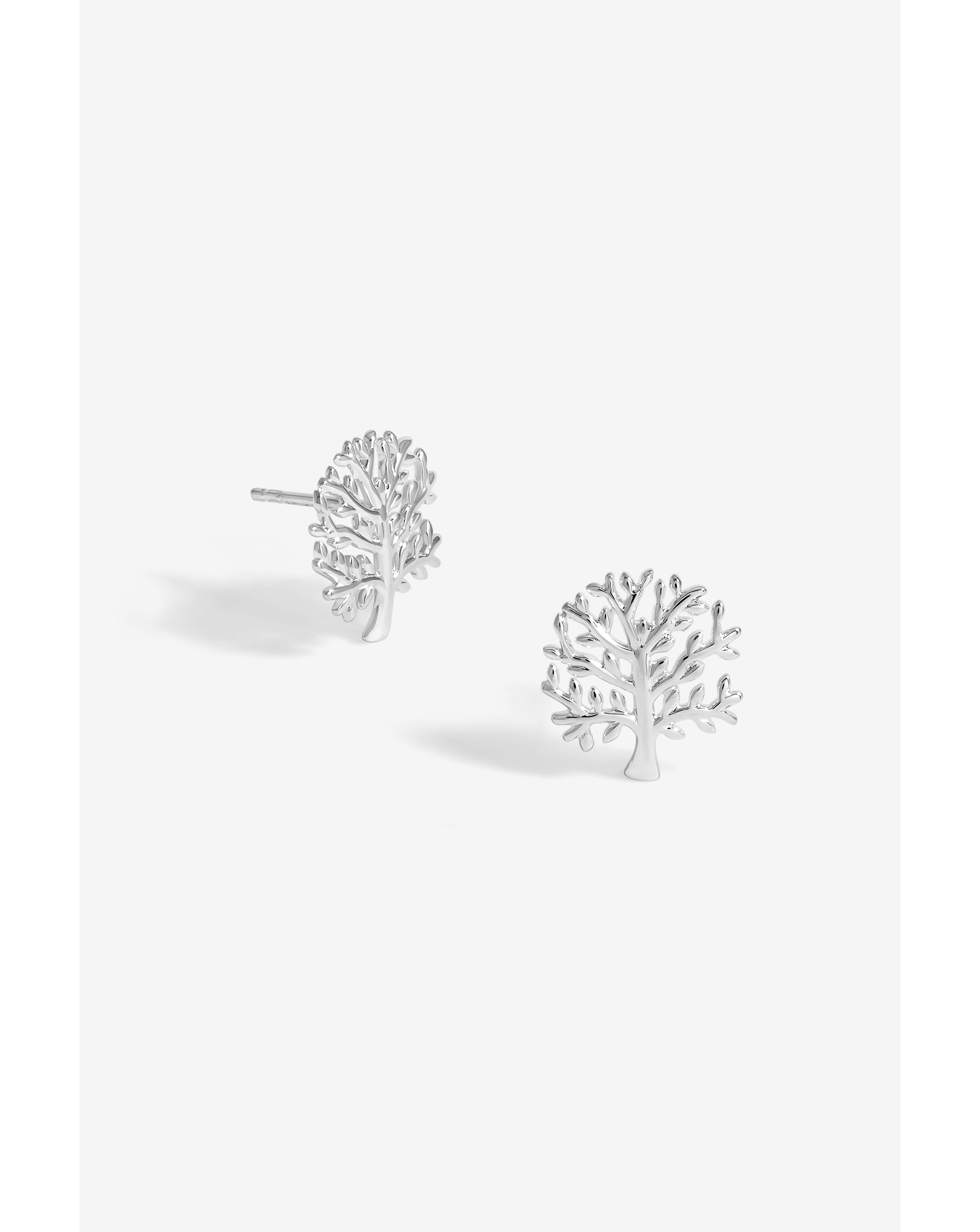 Simply Silver Meaningful Tree Studs