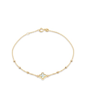 9ct Yellow Gold Mother of Pearl Bracelet