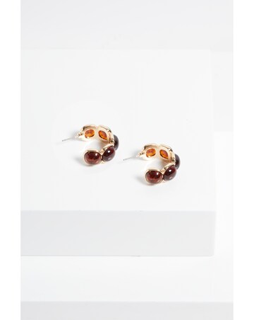 Jon Richard Gold Plated And Resin Hoops