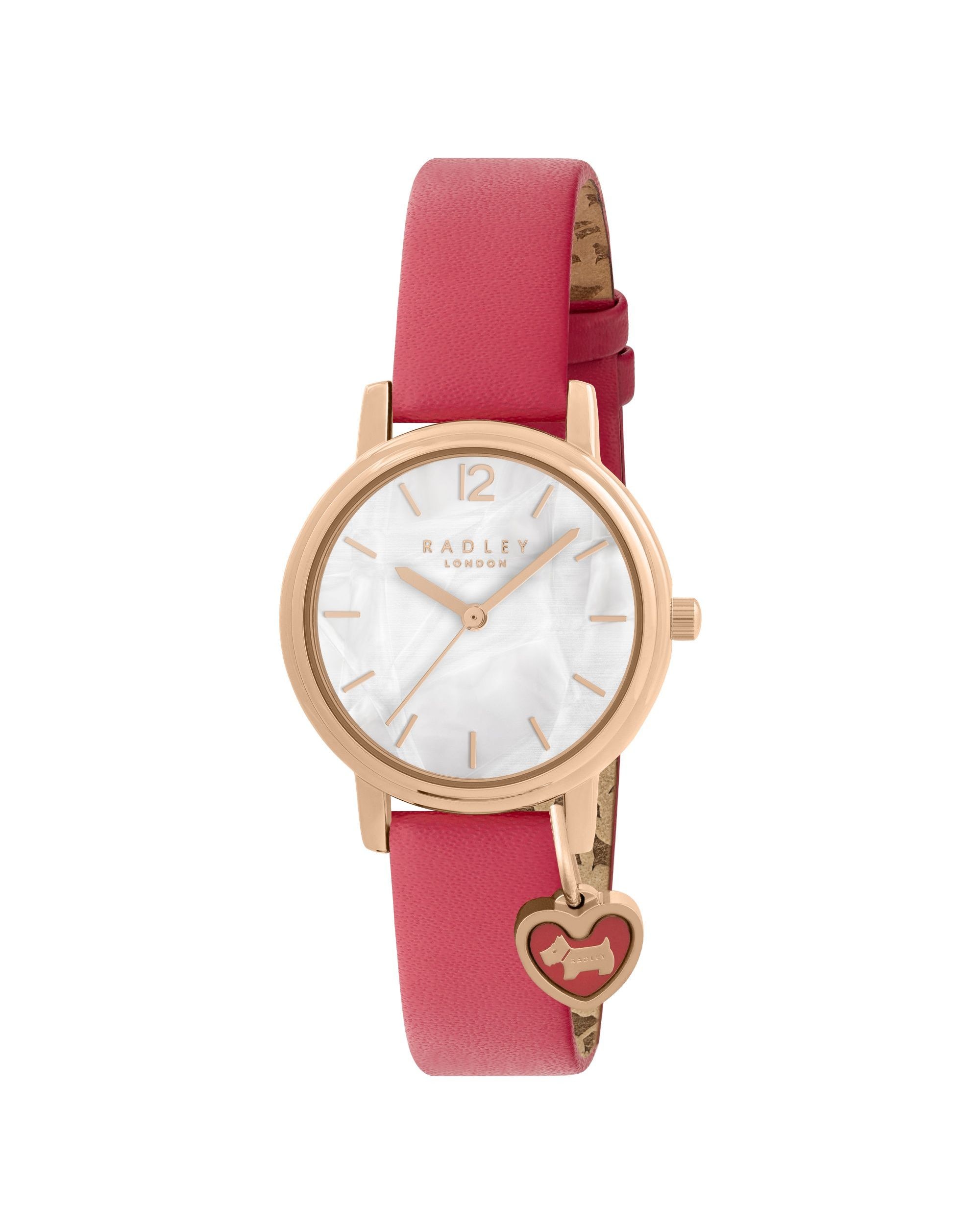 Radley Gold Plated Pink Leather Watch