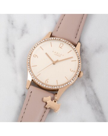 Radley Ladies Cobweb Leather Strap and Earrings Set