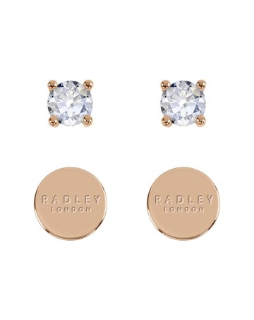 Radley Ladies Cobweb Leather Strap and Earrings Set