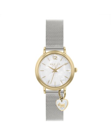 Radley Wilton Way Ladies Silver Stainless Steel Bracelet Watch and Necklace Set