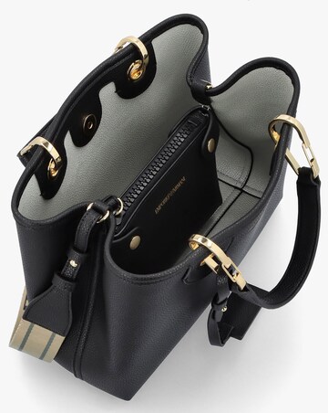 Emporio Armani Myea Black Shopper Bag With Pouch
