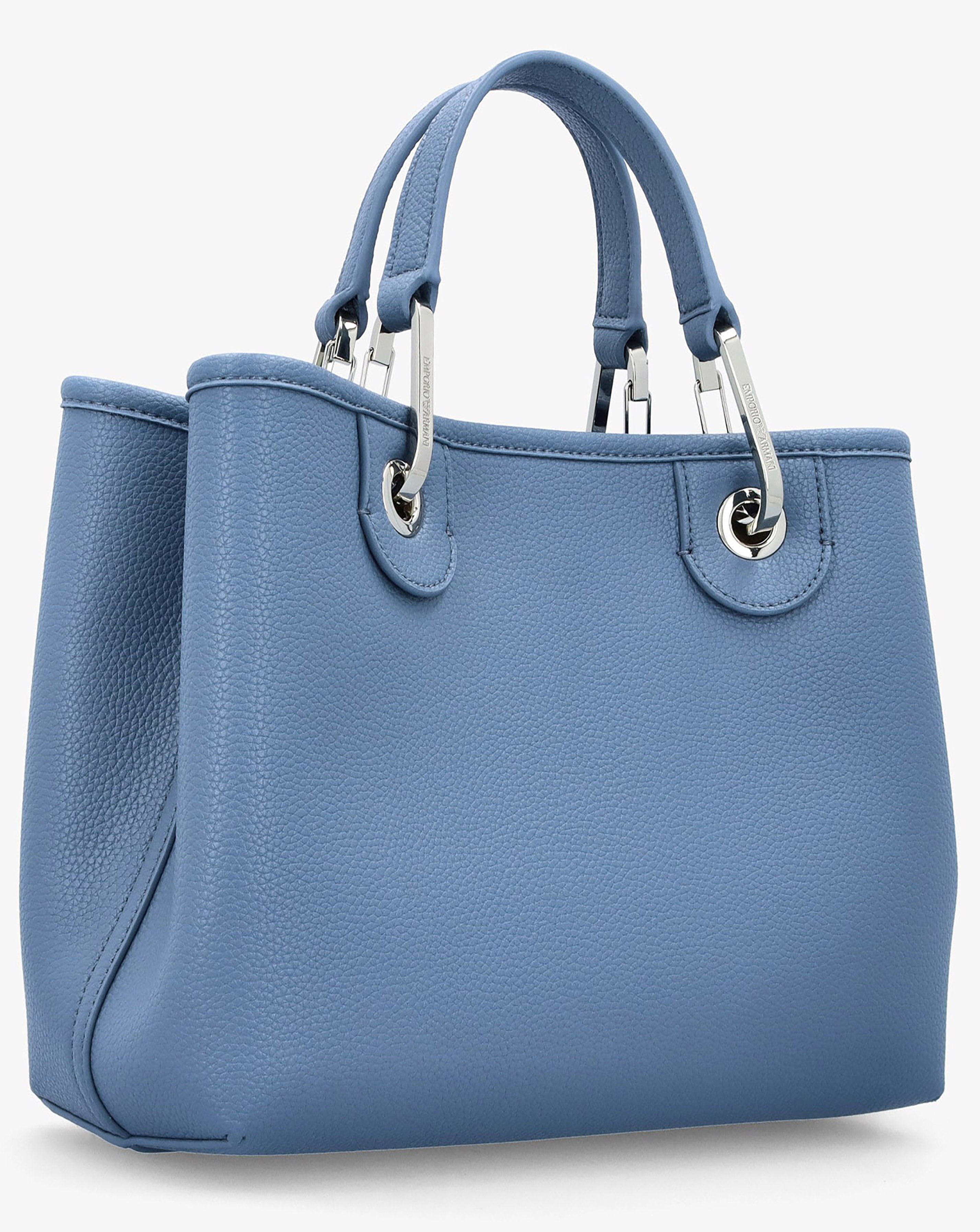 Emporio Armani Myea Blue Shopper Bag With Pouch | JD Williams
