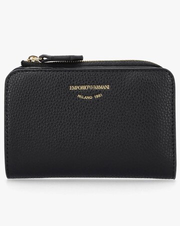 Emporio Armani Myea Black Bi-Fold Coin Purse