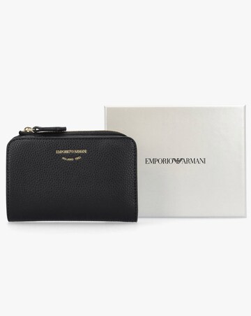 Emporio Armani Myea Black Bi-Fold Coin Purse