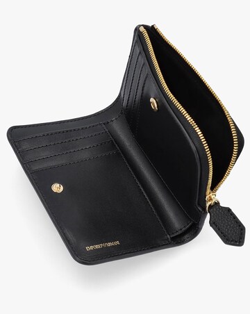 Emporio Armani Myea Black Bi-Fold Coin Purse