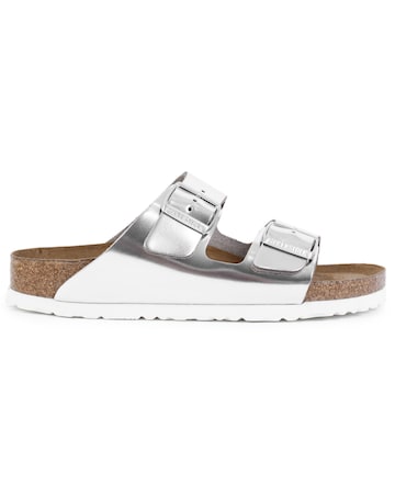 Birkenstock Arizona Leather Two Bar Mules Narrow Width