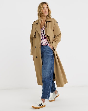 Button Front Long Sleeve Top