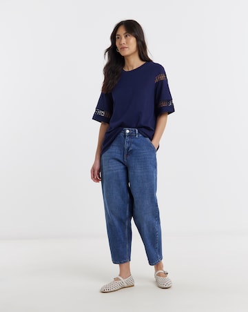 Ladder Insert Short Sleeve T-Shirt