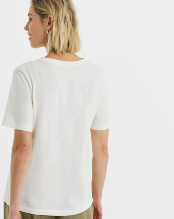 Embroidered T-Shirt Fish Graphic