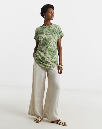 2 Pack Short Sleeve Curved Hem Longline top