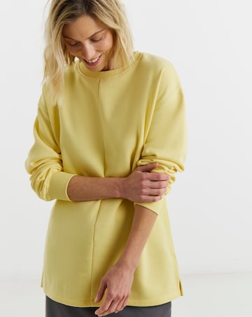 Drop Shoulder Longline Sweatshirt