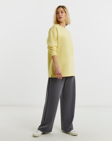 Drop Shoulder Longline Sweatshirt