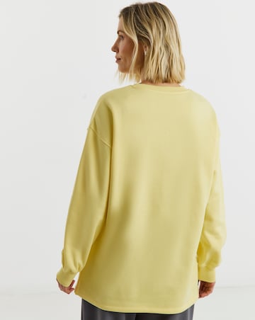 Drop Shoulder Longline Sweatshirt