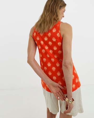 Jersey V-Neck Vest Printed