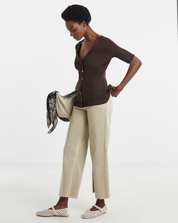 LETTUCE TRIM CARDIGAN