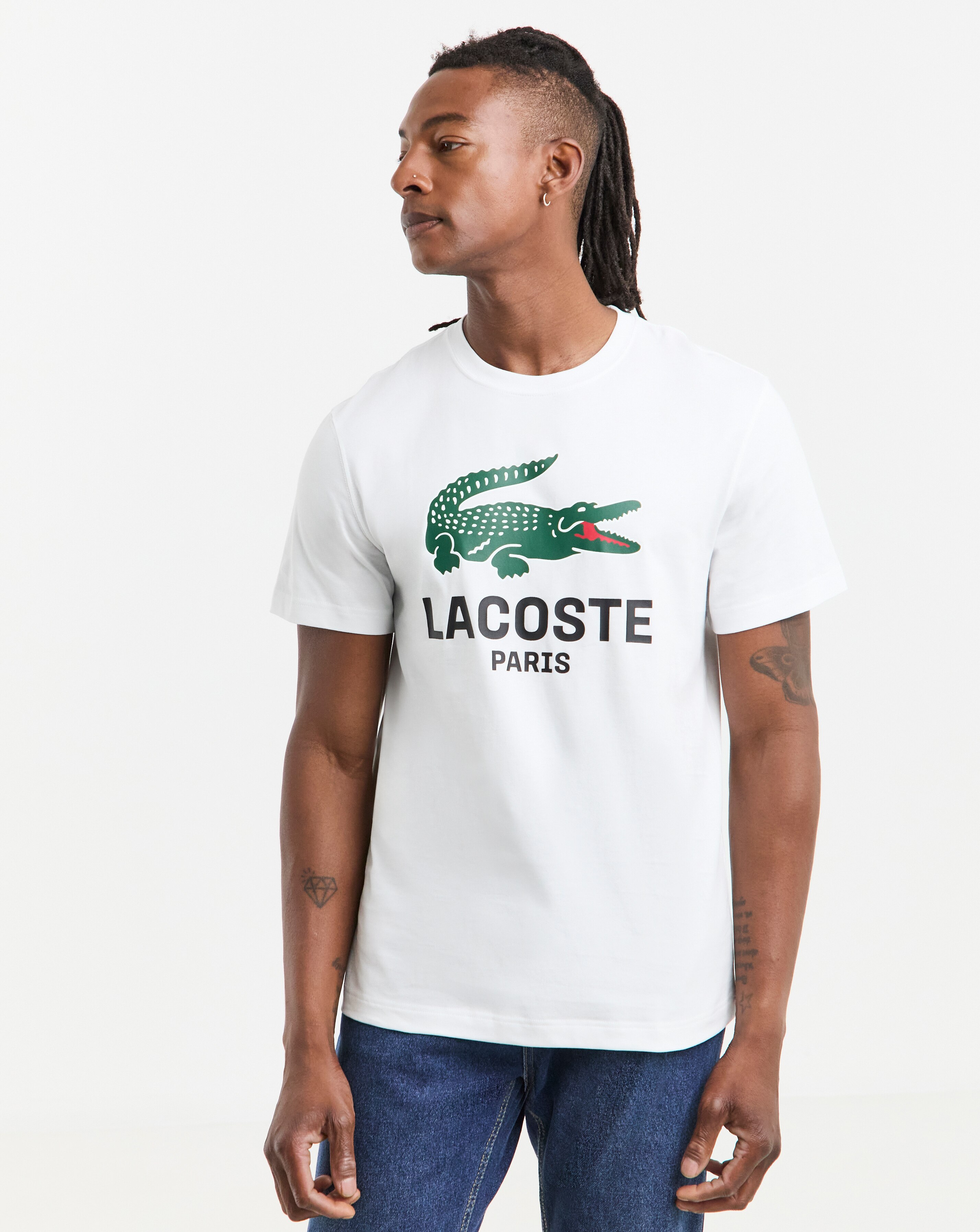 Lacoste Large Croc Logo T-Shirt