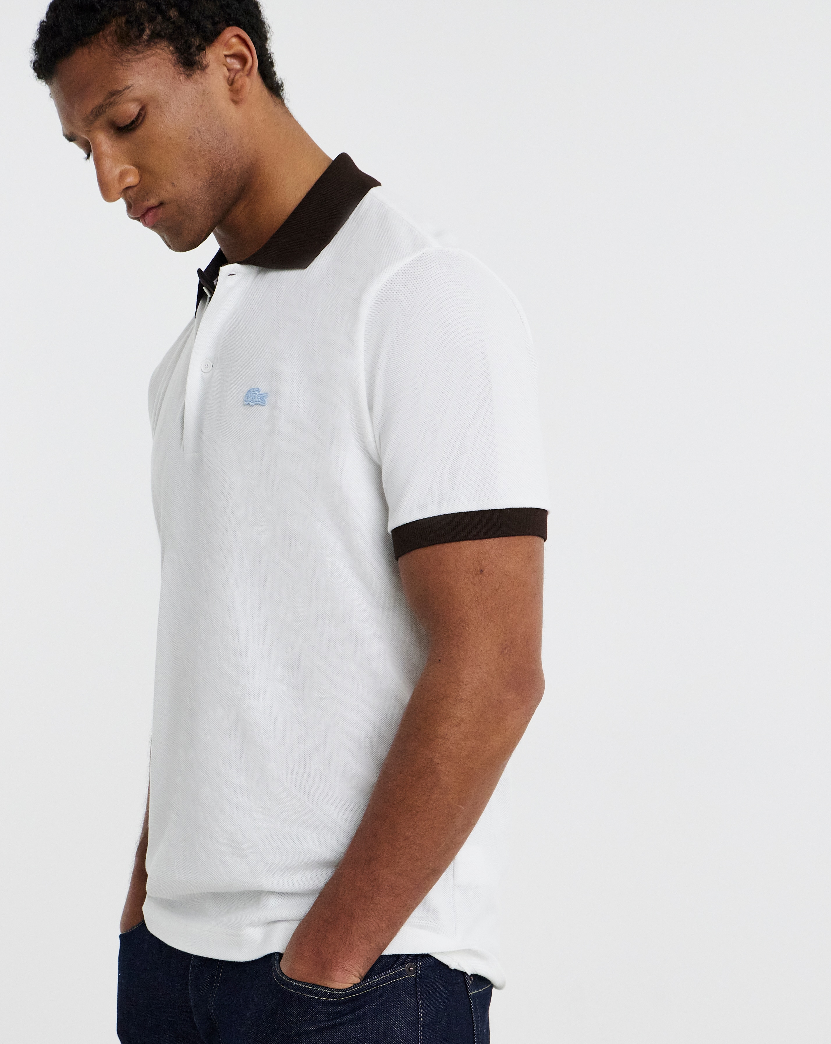 Lacoste Short Sleeve Contrast Polo