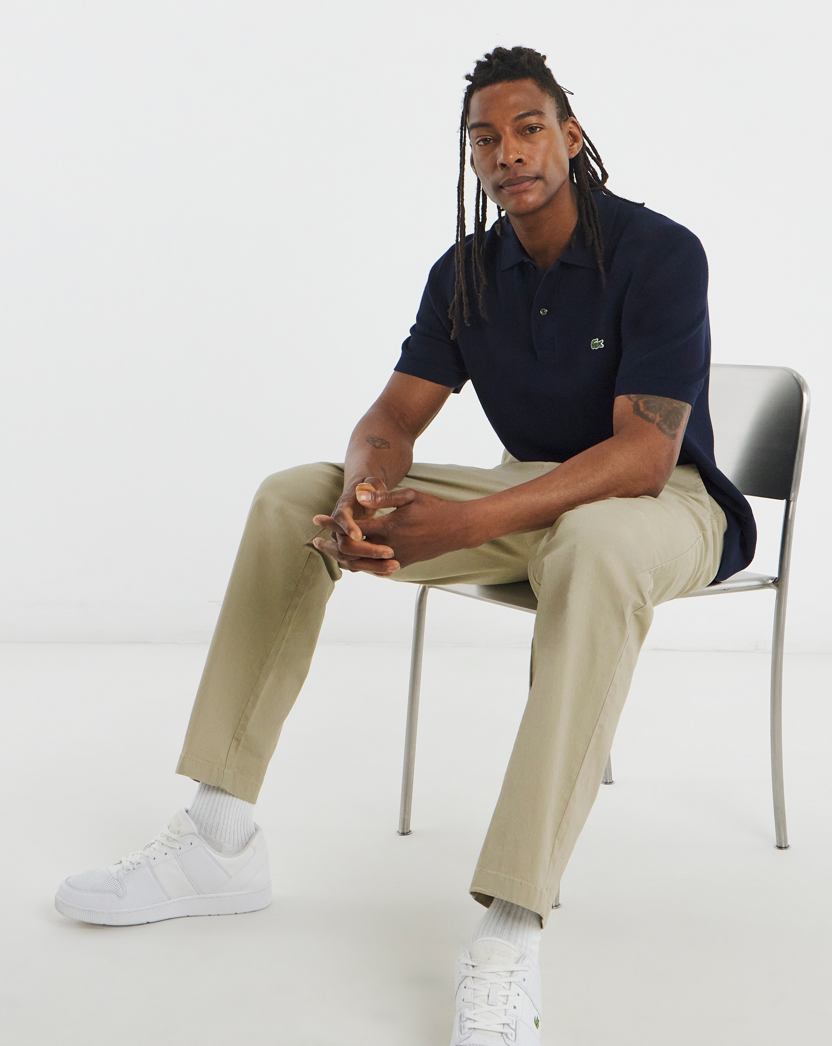 Lacoste Short Sleeve Knitted Polo