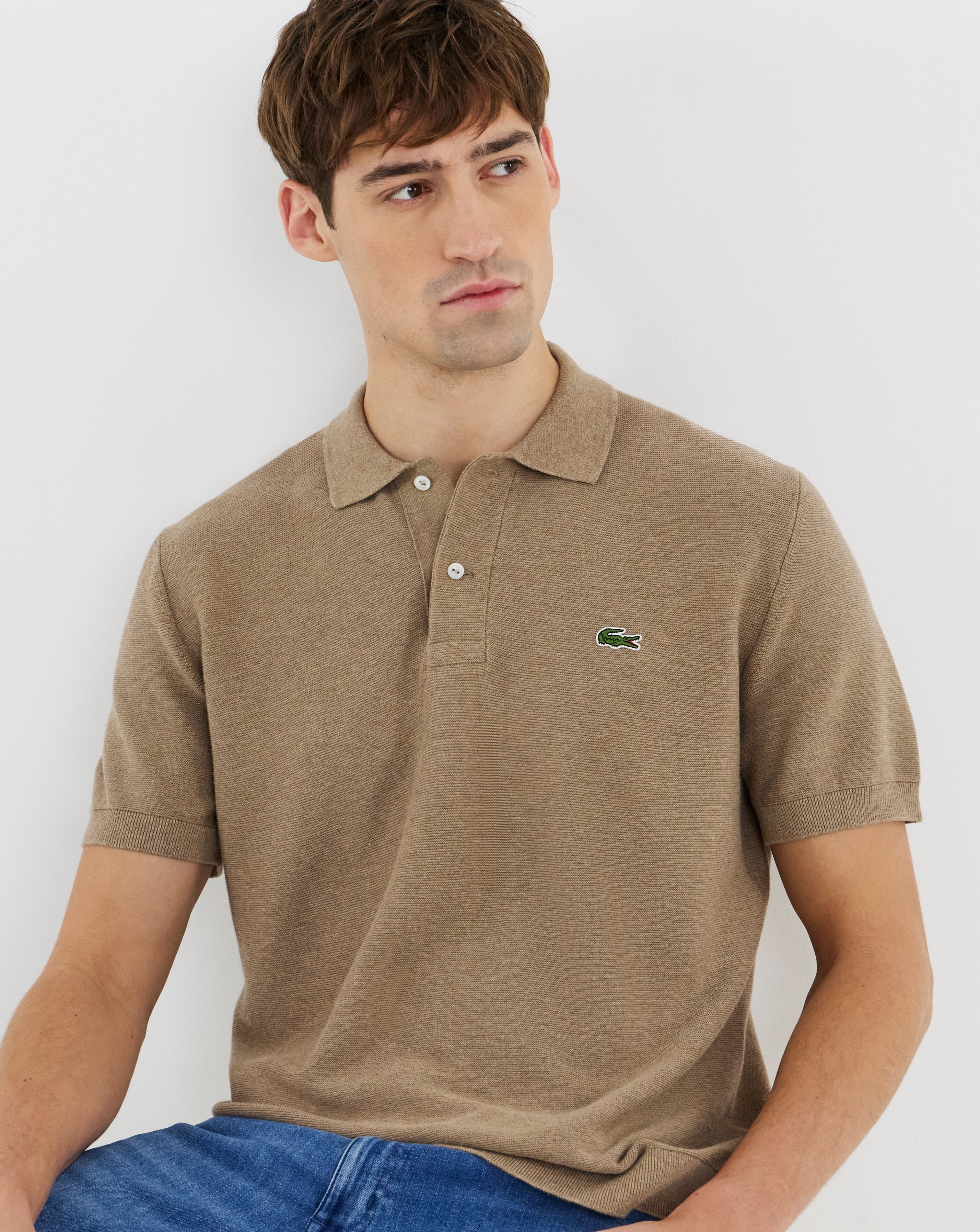 New In - Lacoste Short Sleeve Knitted Polo