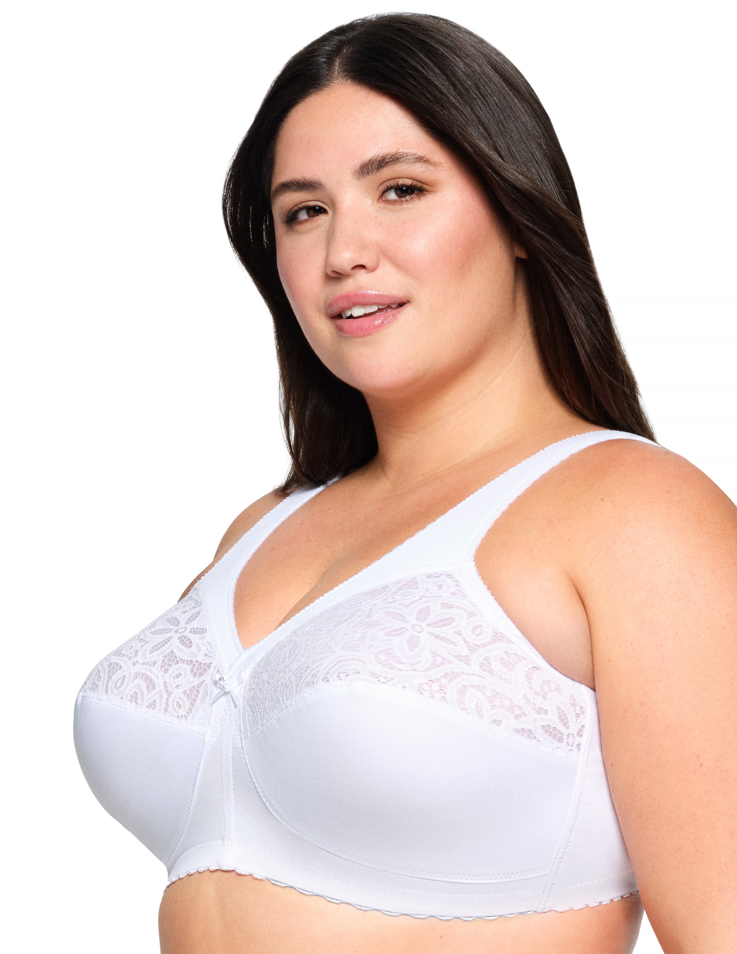 Glamorise Plus Size MagicLift Cotton Support Bra 1001 | JD Williams