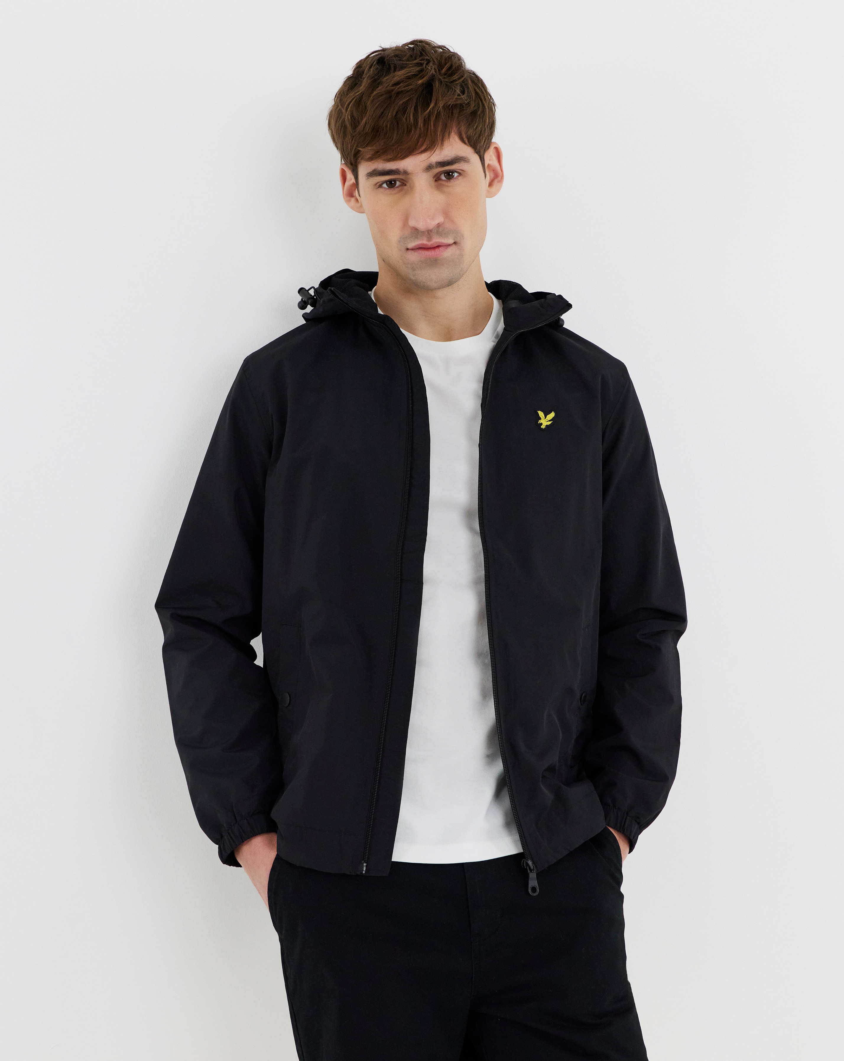 New In - Lyle & Scott Zip Through Hooded Jacket