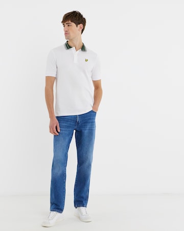 Lyle & Scott Tartan Collar Polo Shirt