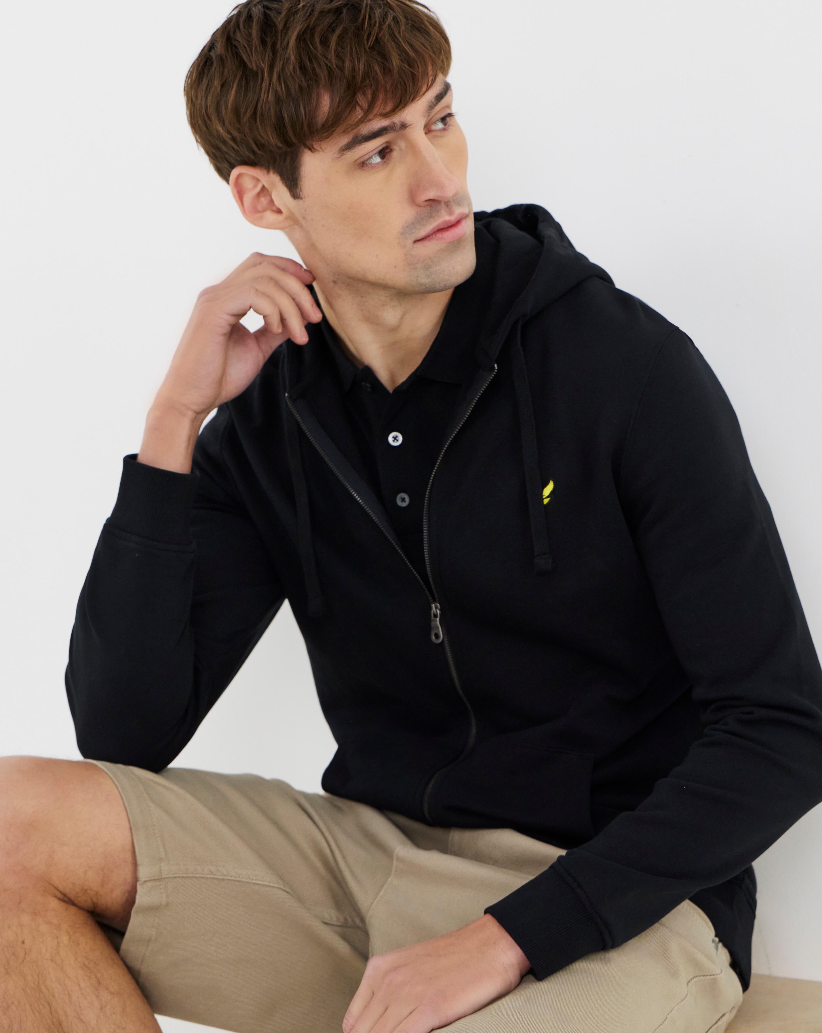 New In - Lyle & Scott Zip Through Hoodie