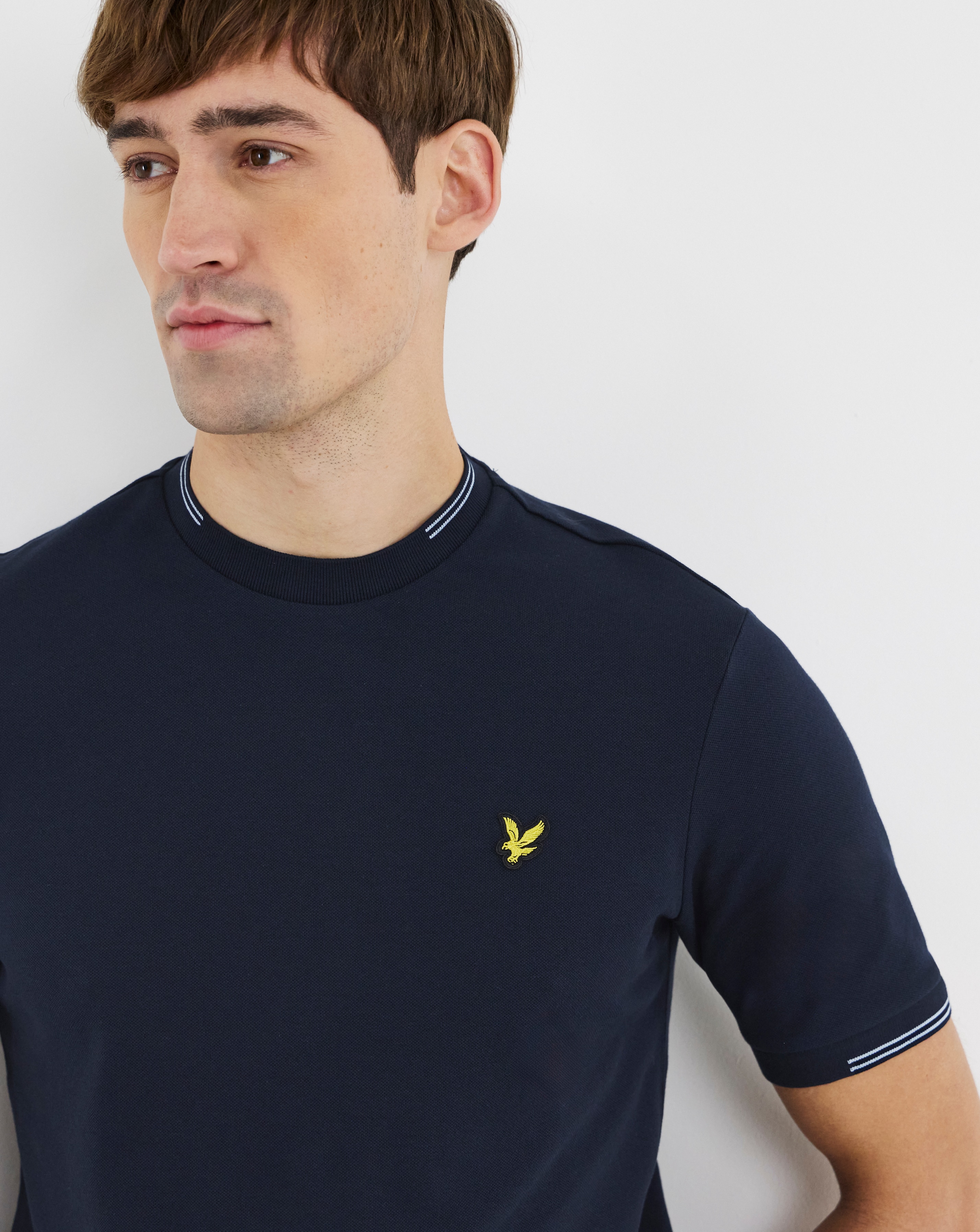 New In - Lyle & Scott Fine Tipped T-Shirt