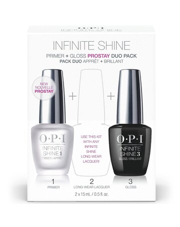 OPI Infinite Shine Prostay Top & Base Coat Duo Pack, 2 x 15ml