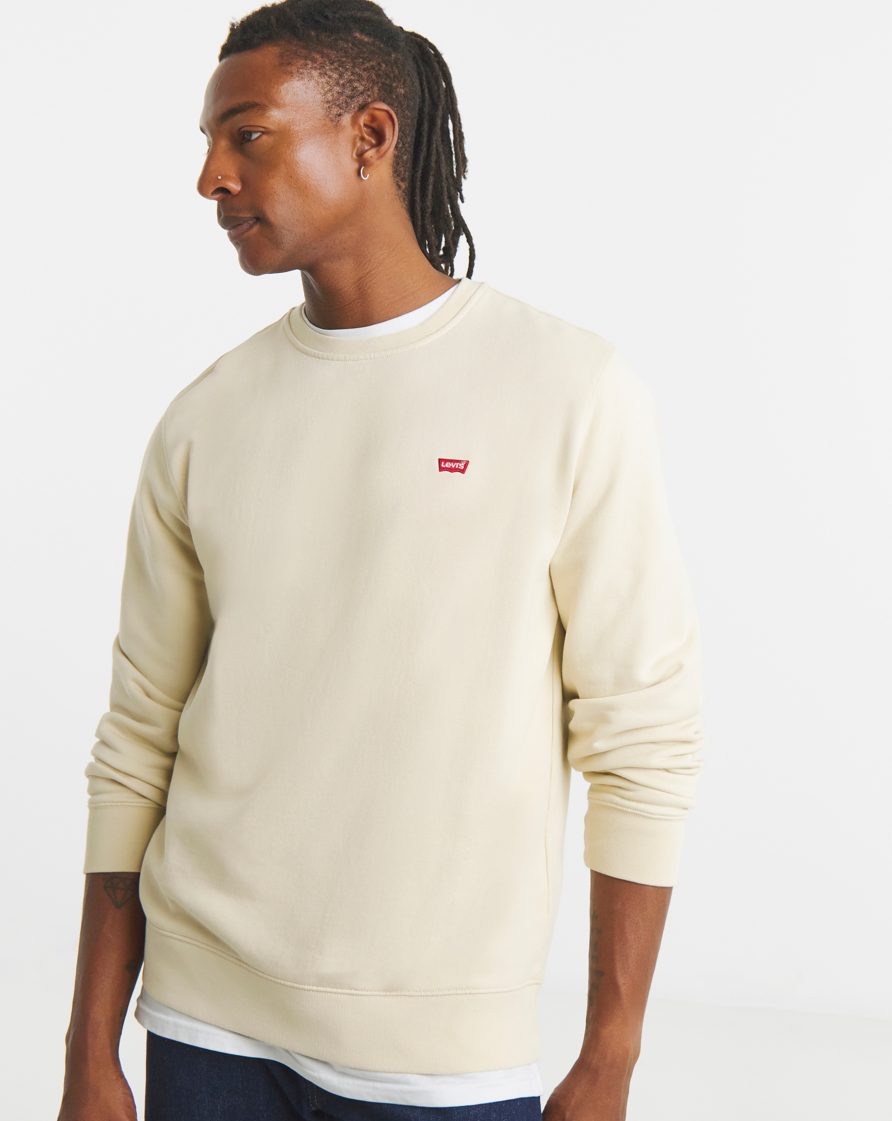 Levi's Housemark Crew Sweat - Beige