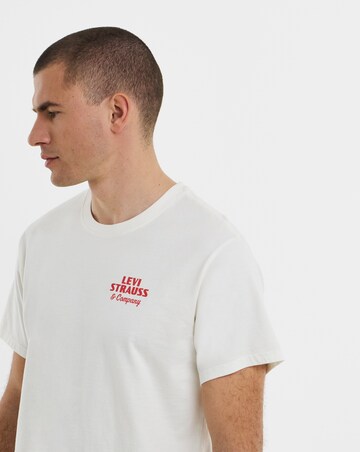 Levi's Short Sleeve Back Graphic Relaxed Fit T-Shirt - Ecru
