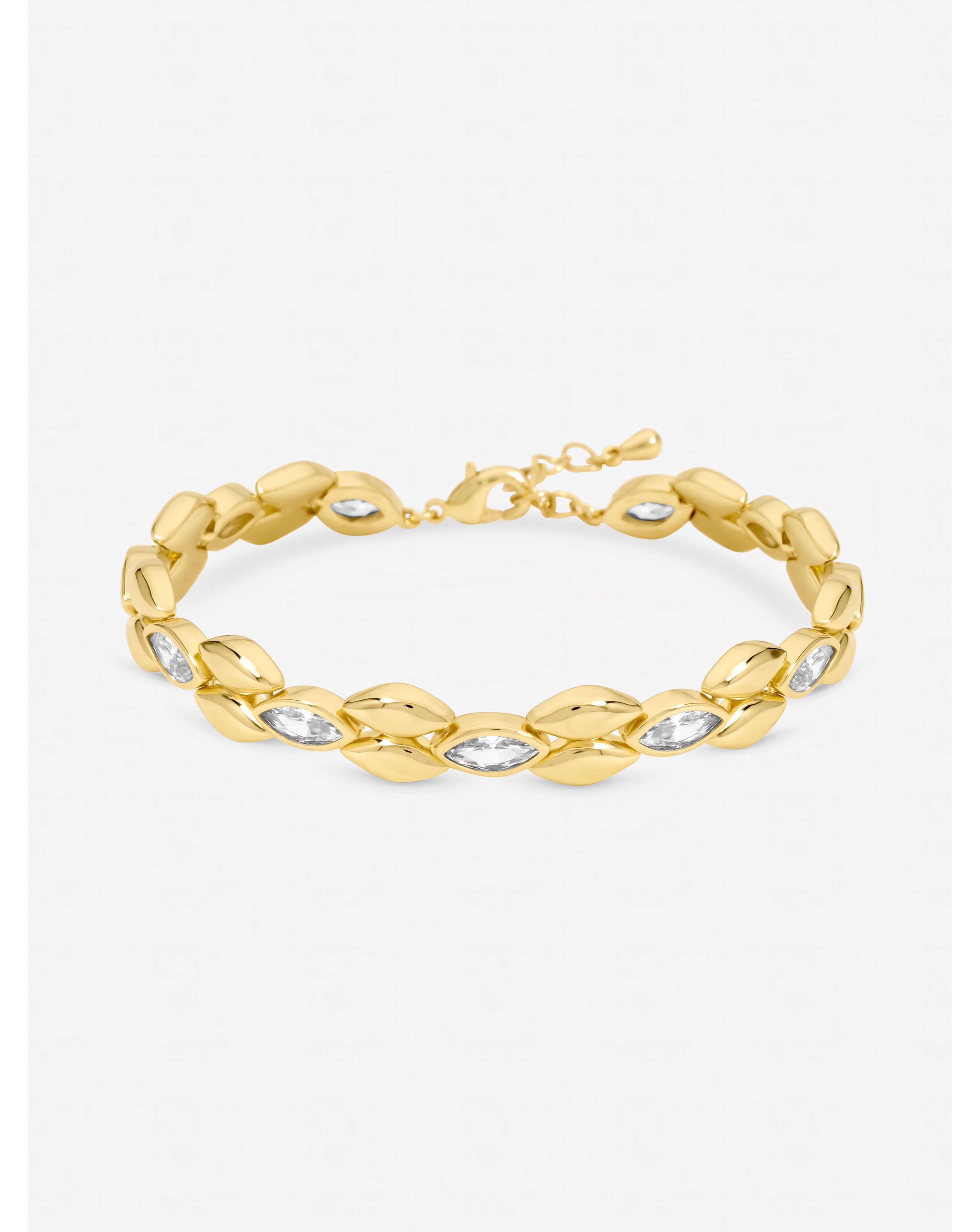 New In - Gold Plated and Crystal Bracelet