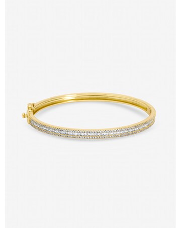 Jon Richard Gold Plated Cubic Zirconia Bangle