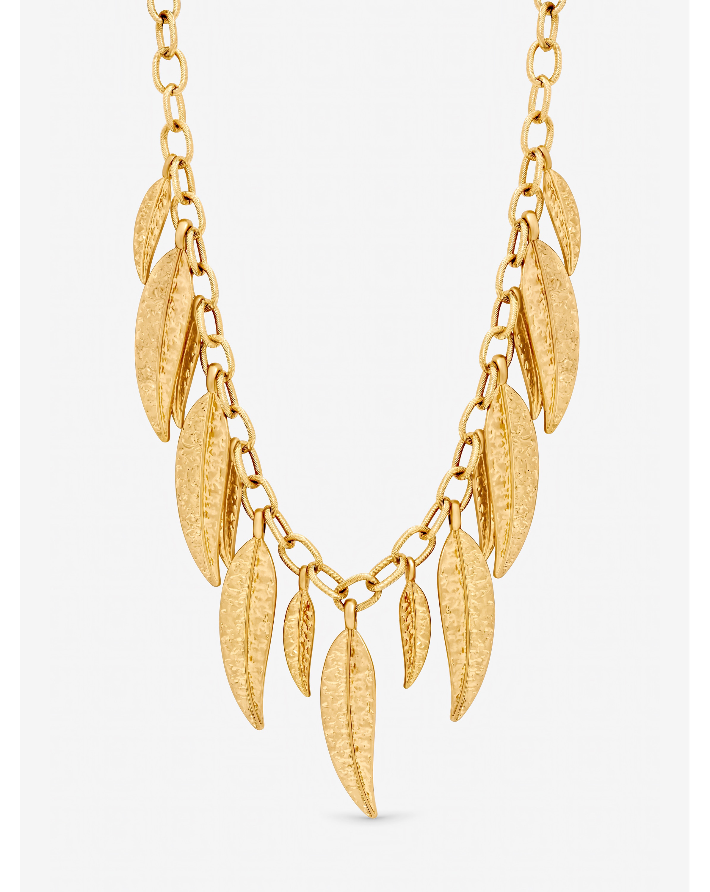 New In - Mood Gold Plated Leaf Necklace