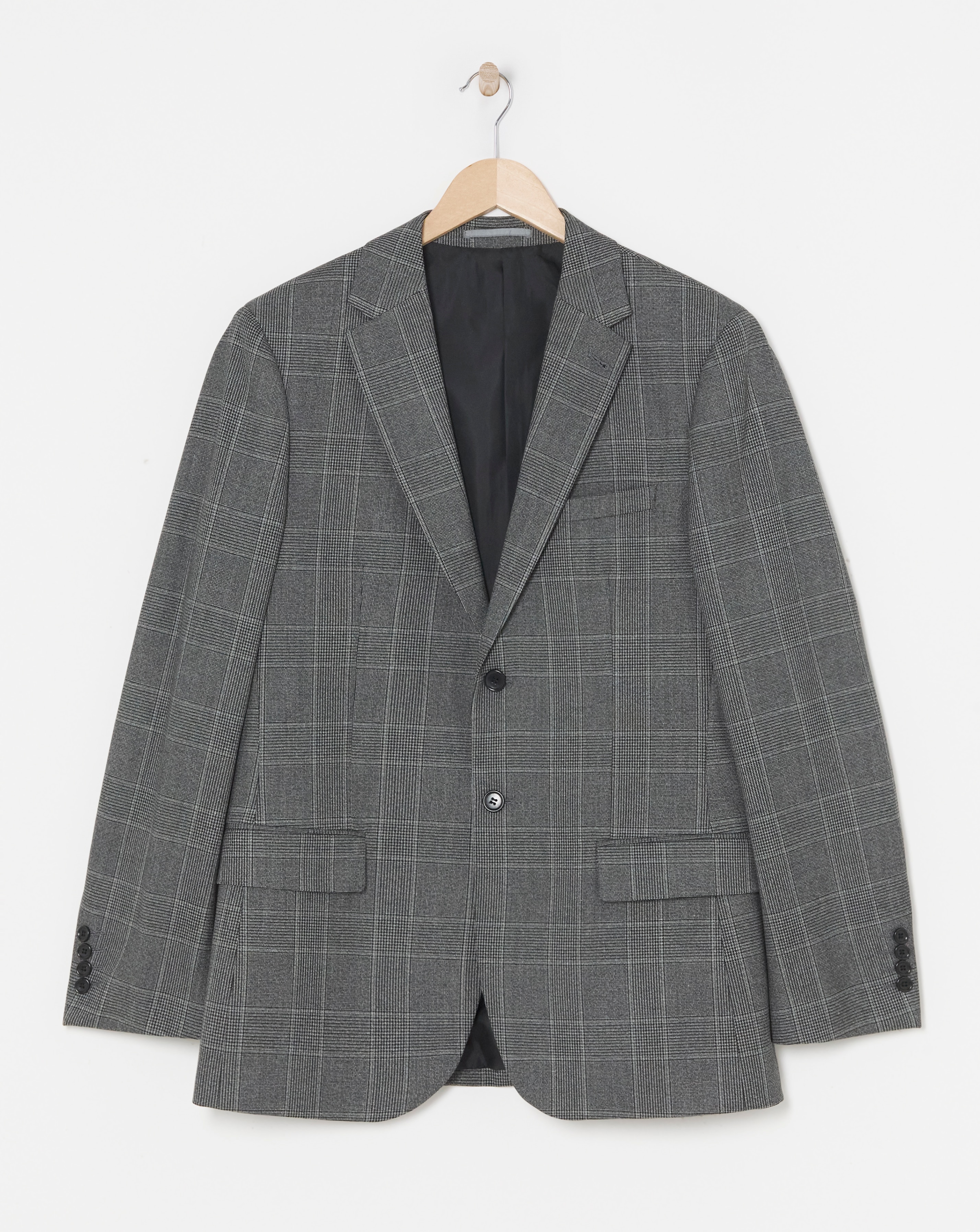 Regular Fit Prince of Wales Jacket