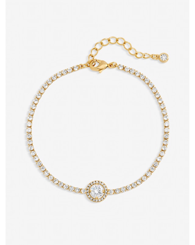 Jon Richard Gold Plated and Crystal Stone Bracelet