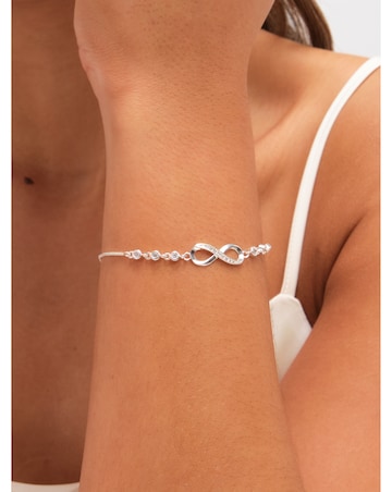 Jon Richard Gold Plated and Crystal Cross Toggle Bracelet