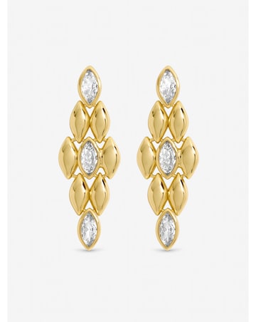 Jon Richard Gold Plated and Crystal Earrings