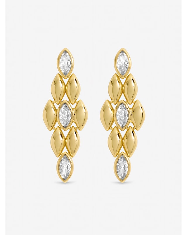 Jon Richard Gold Plated and Crystal Earrings