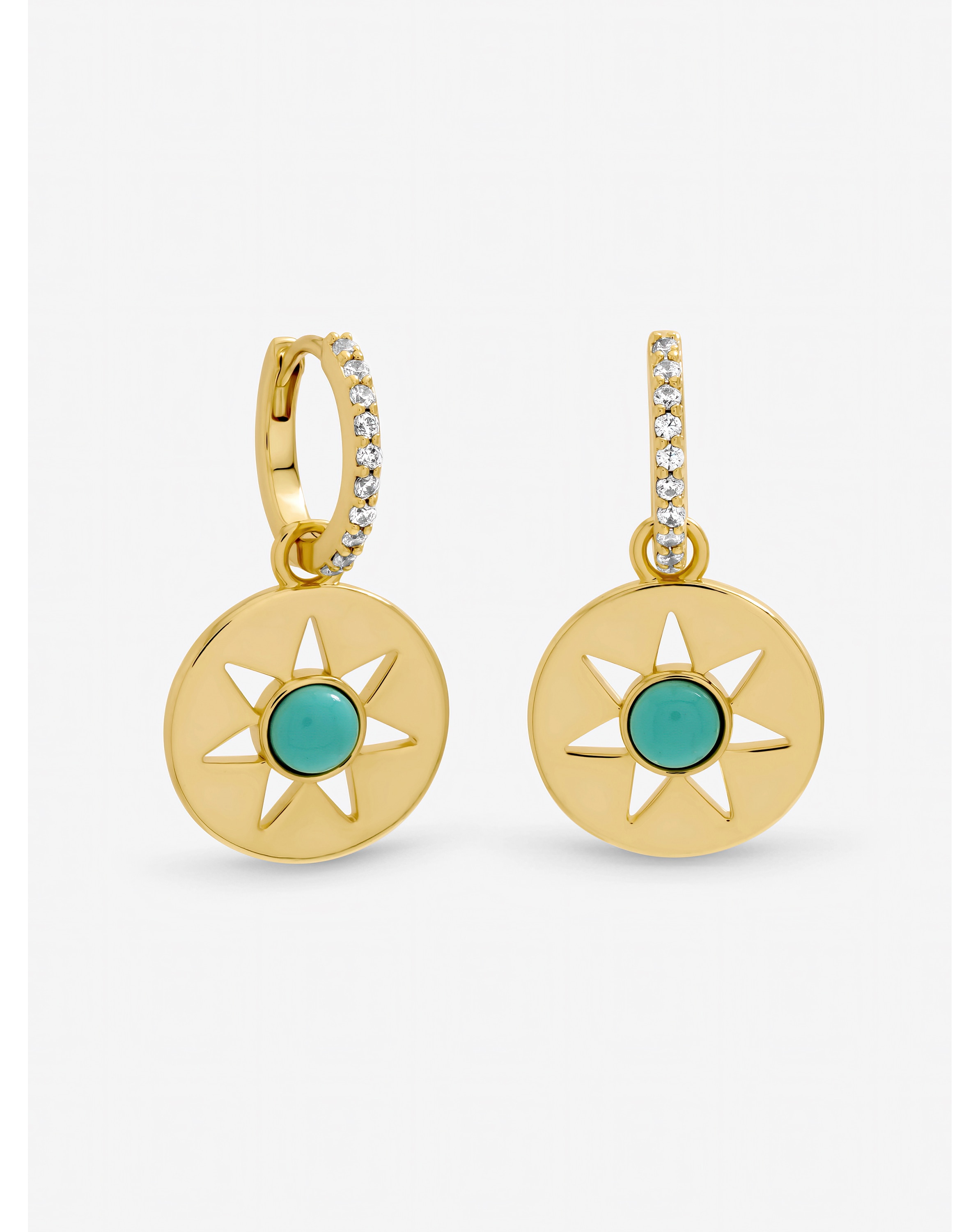 New In - Turquoise Celestial Earrings
