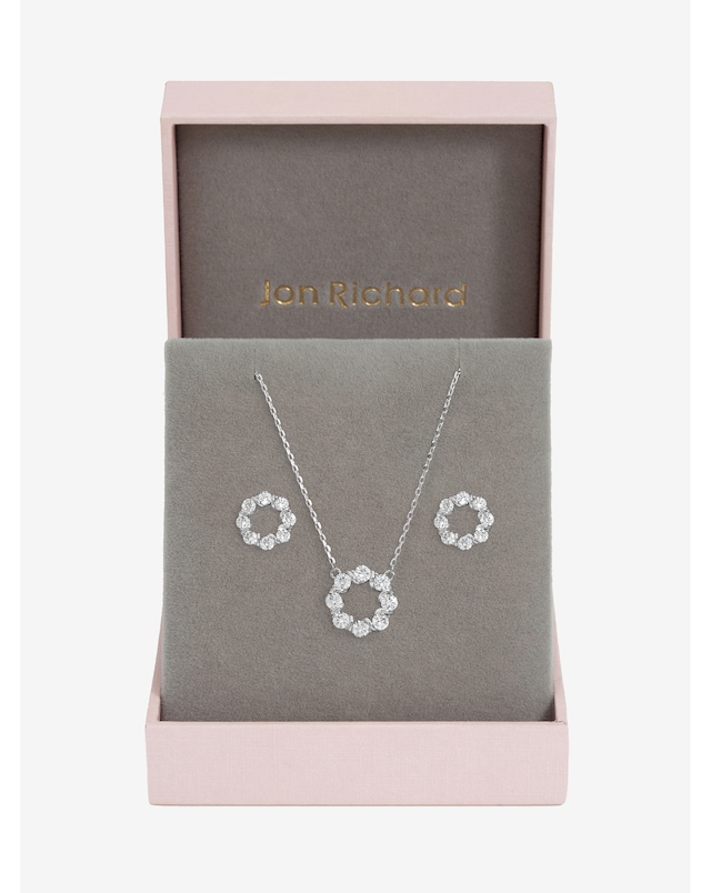 Crystal Circle Bridal Set - Gift Box