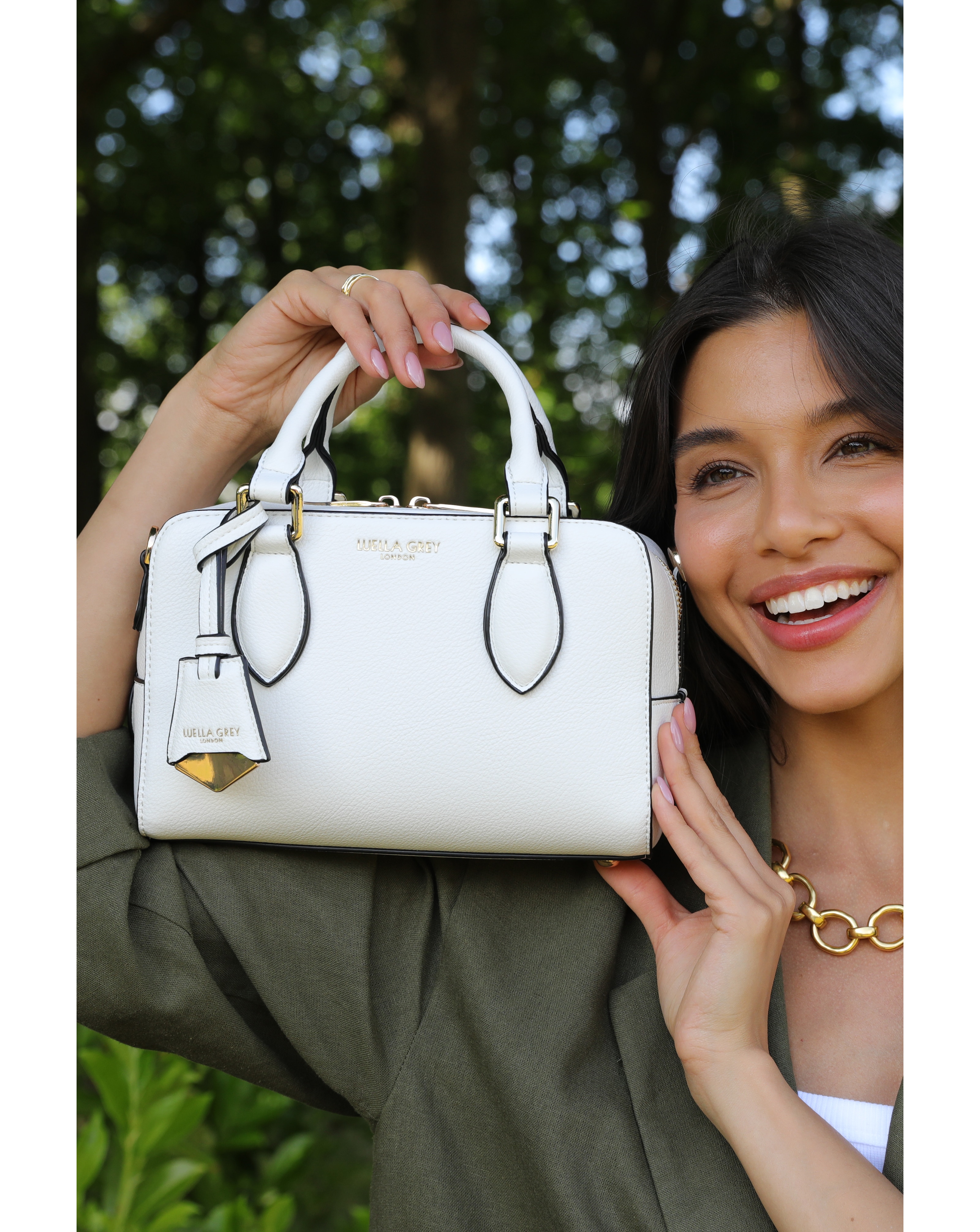 Luella Grey Lilian White Crossbody